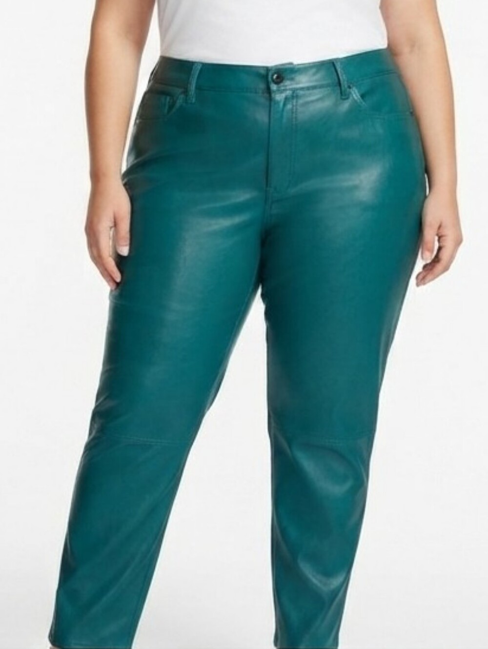 NWT Torrid Perfect Skinny Faux Leather High Rise Cropped Pants